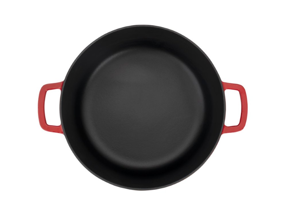Combekk - Litina - holandská trouba 32 cm červená