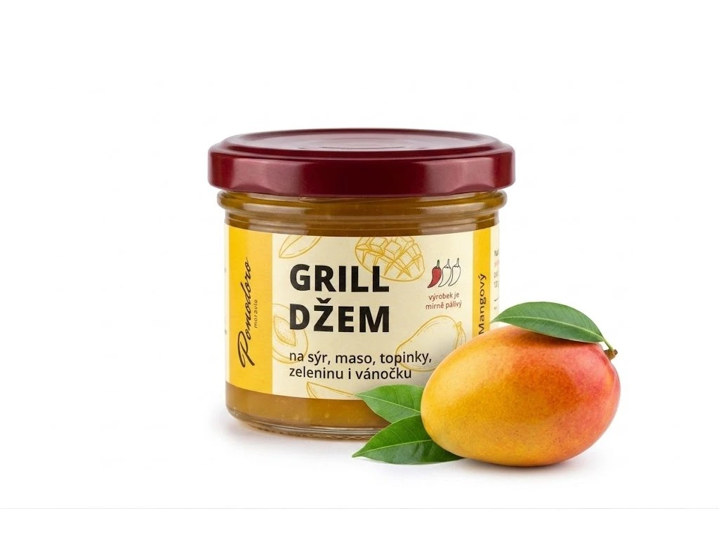 Grill džem 120g - mangový s habanero yellow