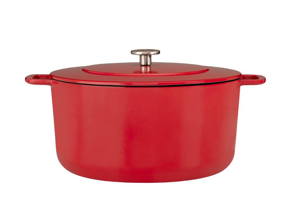 Combekk - Litina - holandská trouba 32 cm červená