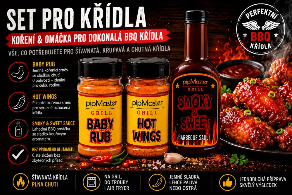 pipMaster set pro BBQ křídla