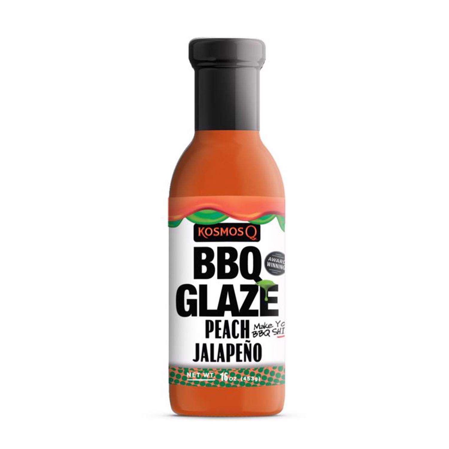 Kosmos Q Peach Jalapeno BBQ Glaze 439g
