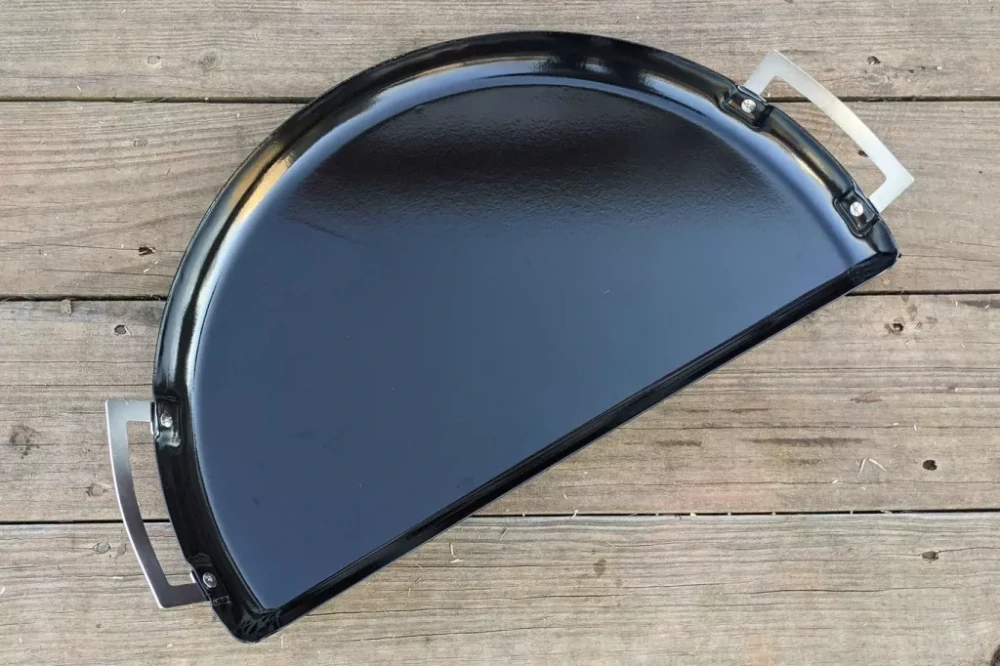 SnS smaltovaná odkapávací miska do kotlového grilu 57 cm