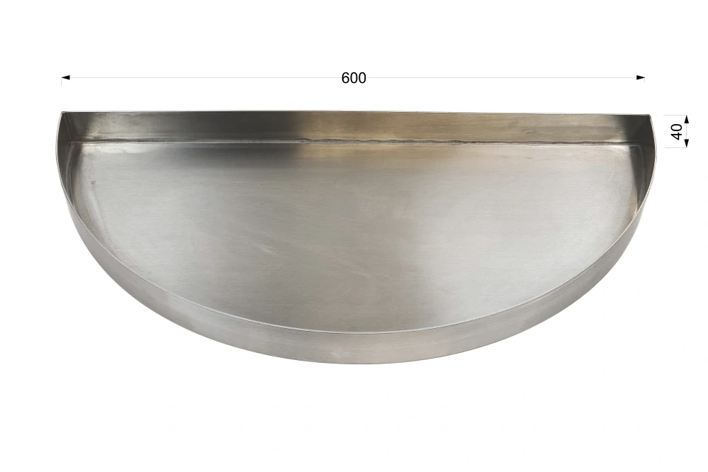 Půlpánev nerezová 60 cm