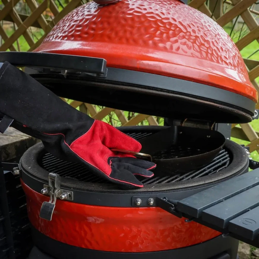 Kožené rukavice na grilování Kamado Joe