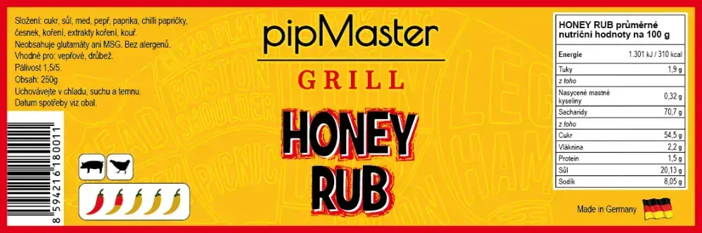 pipMaster HONEY RUB 250g