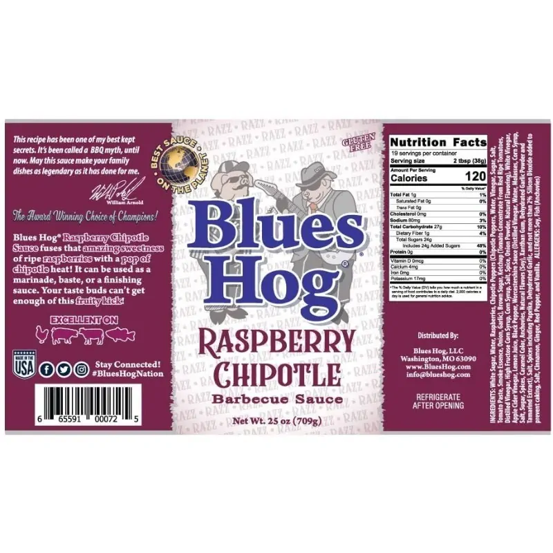 Blues Hog Raspberry Chipotle Sauce 709 g