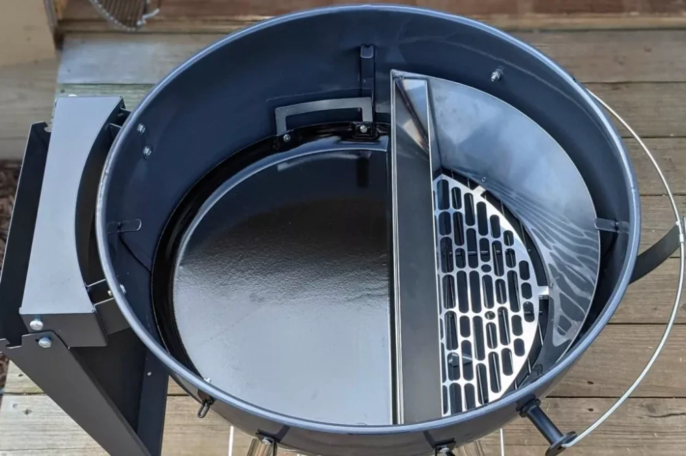 SnS smaltovaná odkapávací miska do kotlového grilu 57 cm