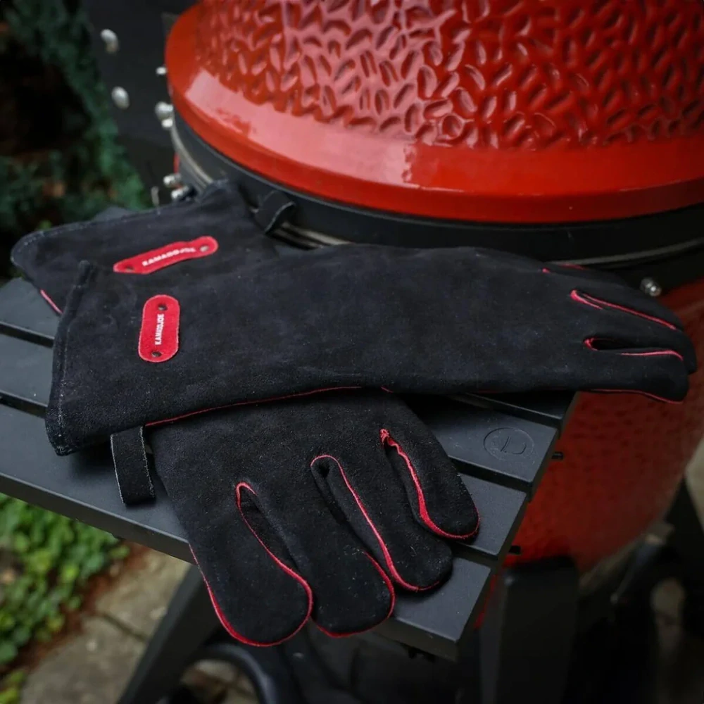 Kožené rukavice na grilování Kamado Joe