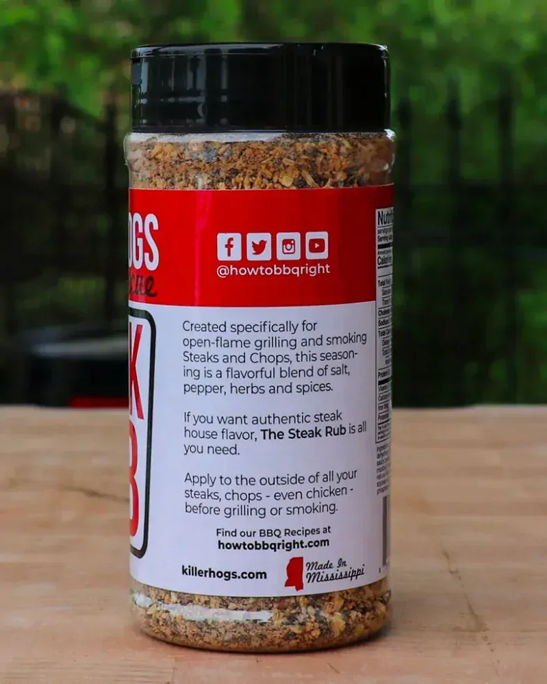KILLER HOGS STEAK RUB, 311 g