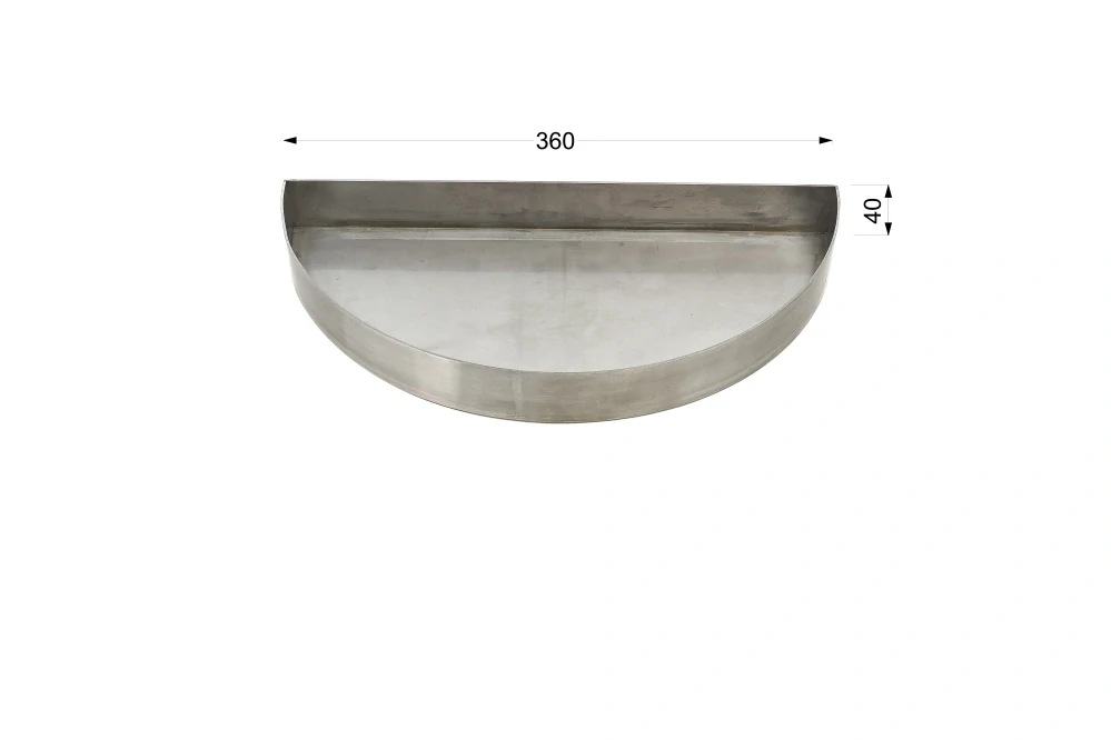 Půl pánev nerez 36cm
